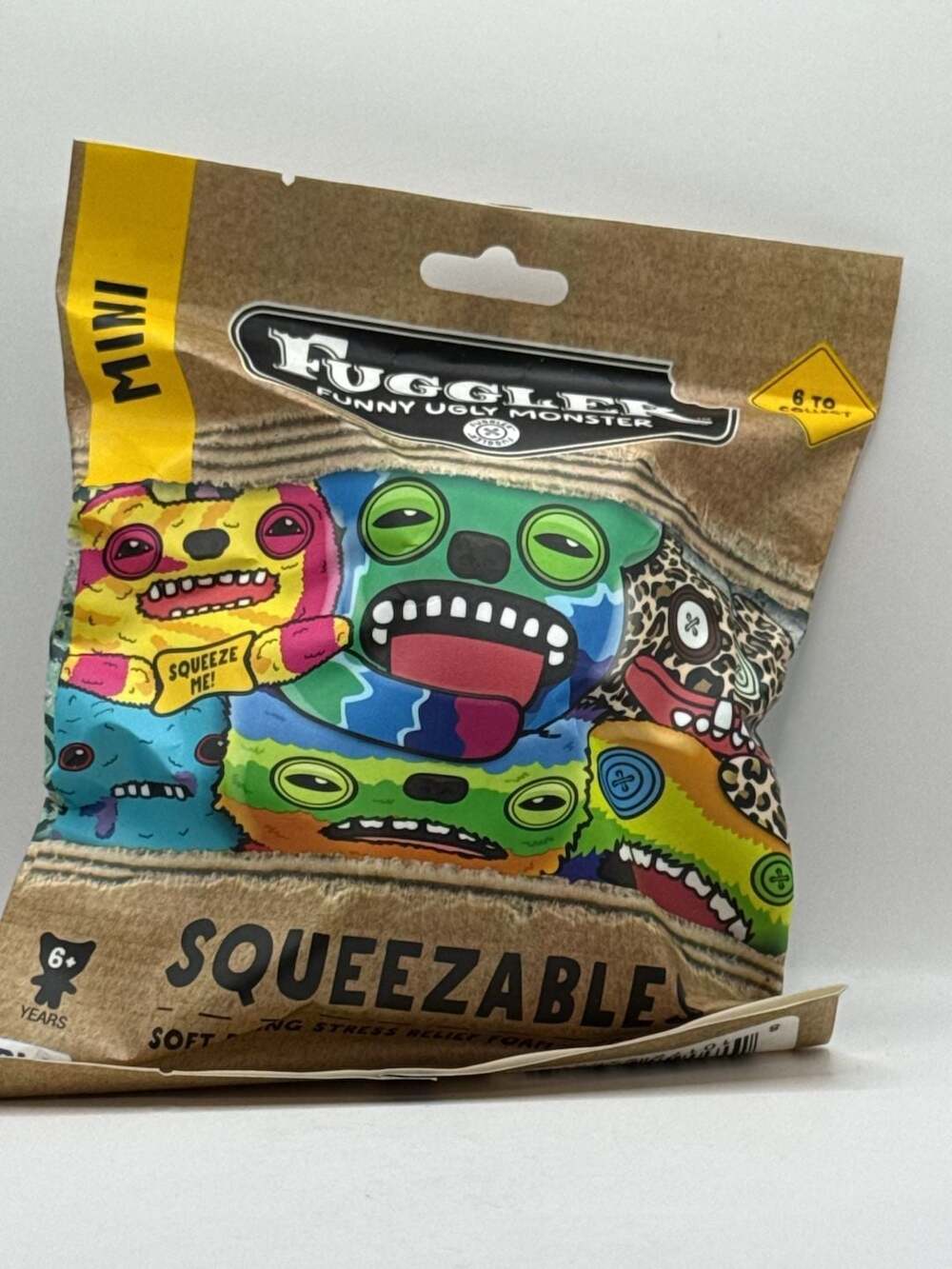 Fuggler Mini Squeezables Soft Rising Stress Relief Foam Figure Blind Bag